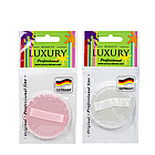 Спонж для макіяжу велюровий для нанесення пудри Beauty LUXURY SP-03 Білий, фото 4