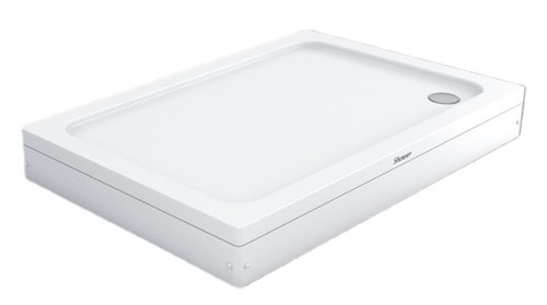 Душовий піддон Shower Beta 70x90х18 см прямокутний акриловий низький для душової кабіни з ніжками