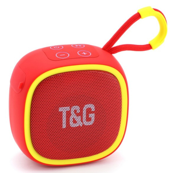 Портативна бездротова колонка TG659, Bluetooth, Red