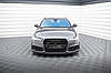 Спліттер Audi A6 C7 S-line \ S6 C7 (15- 18) елерон тюнінг обвіс (V2), фото 9
