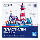 Пластилін Kite Classic K-1086, 12 кольорів, 240 г, фото 3