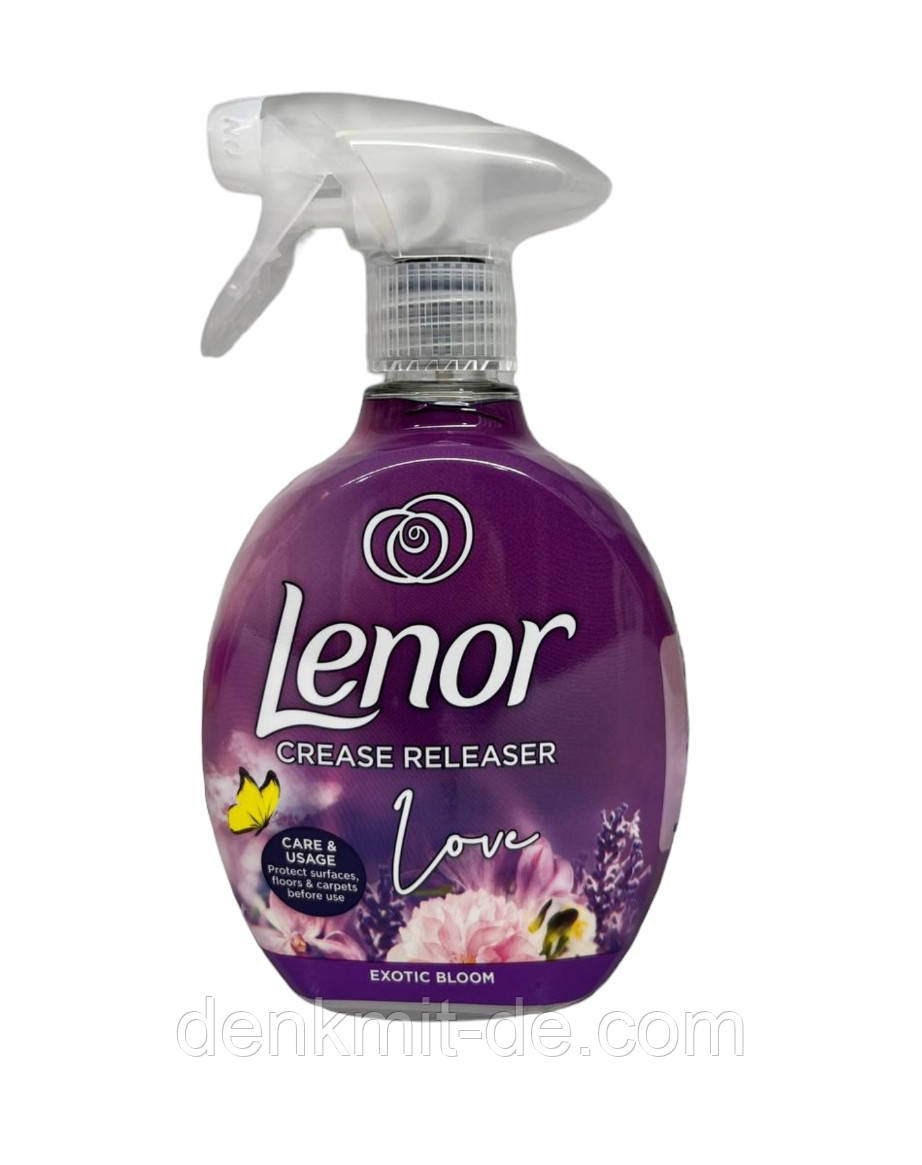Спрей для розгладження складок на одязі Lenor Crease Releaser Exotic Bloom, 500 мл