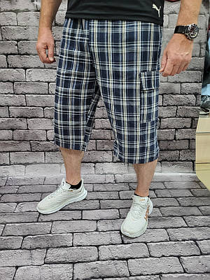 Бриджі Ao Long шорти чоловічі Xl-5XL, Синій, XXXL