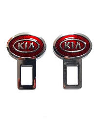 Обманки ремня безпеки KIA червоні (2шт) smart