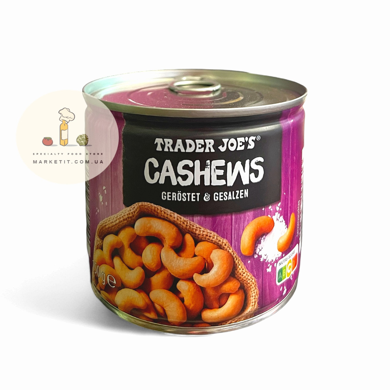 Кеш'ю Trader Joe's Cashews злегка обсмажений, із сіллю 150 г.