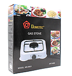 Плита настільна газова для дому, дачі на 1 конфорку Domotec MS-6601, фото 2