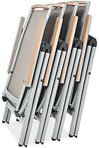 Стіл і стільці для саду Focus Garden Brisbane 10/250 Taupe, фото 5