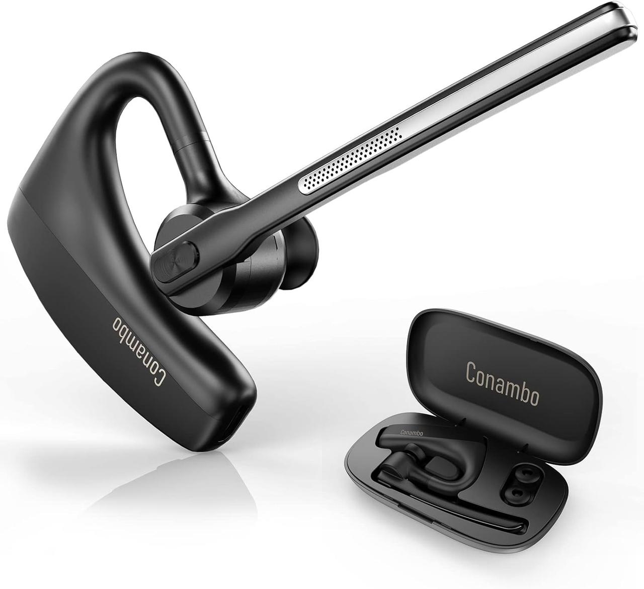 Bluetooth-гарнитура Conambo K10C. Гарнітура з подвійним мікрофоном CVC8.0 із шумопоглинанням