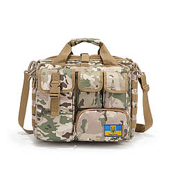 Велика дорожня тактична сумка для документів і ноутбука 15.6 Мультикам MOLLE Solve KT6003606