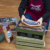 Коптильна двоярусна "Сім'я" Browin з термометром (330007)