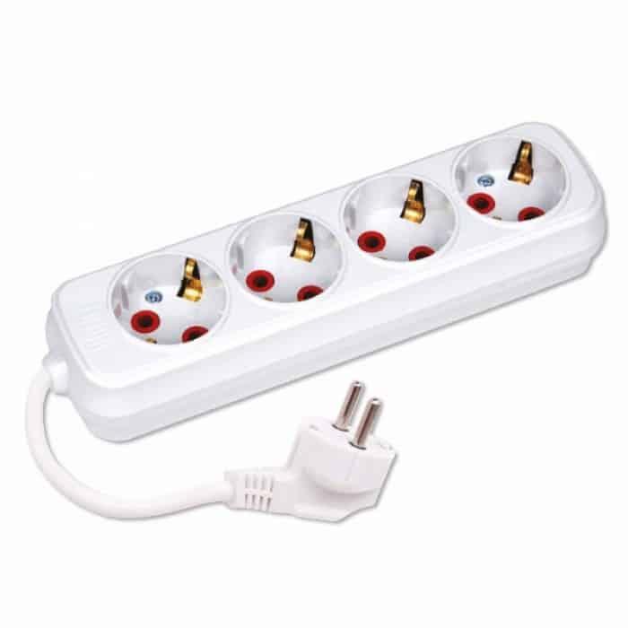 Подовжувач 4 гнізда 3 М з заземленням. Гарантія 24 місяці.