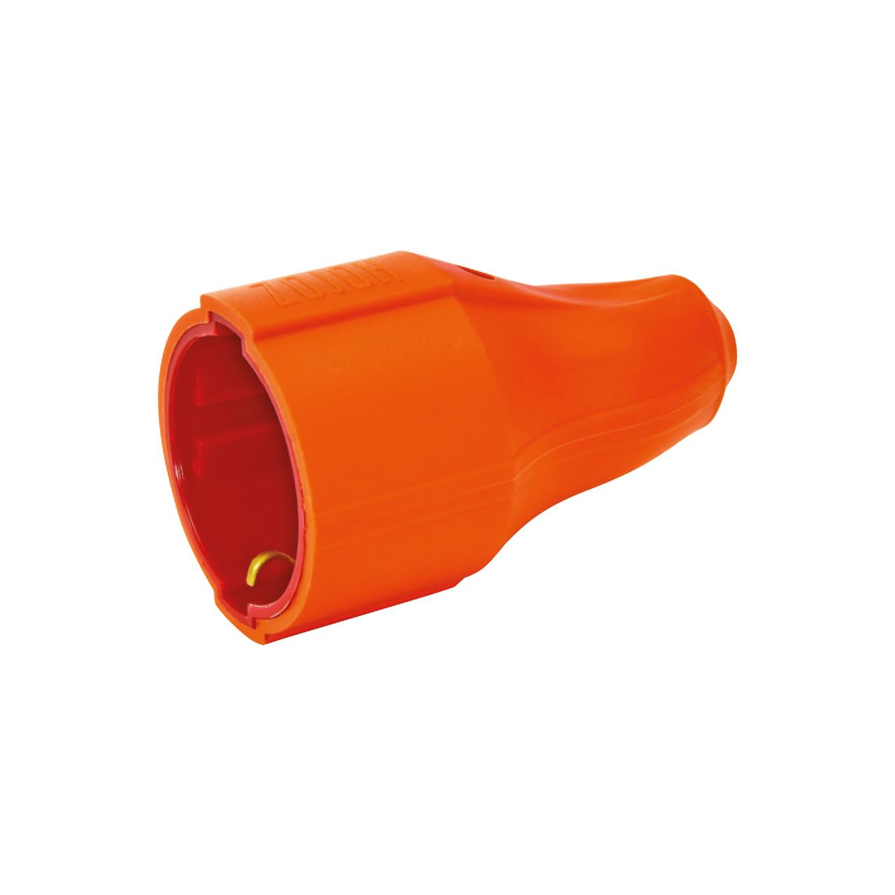 Штепсельне гніздо з заземленням каучукове. Гарантія 24 місяці.