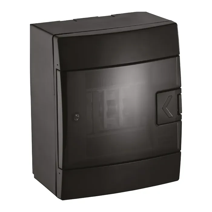 Щиток зовнішній 4 авт. чорний. Гарантія 24 місяці.