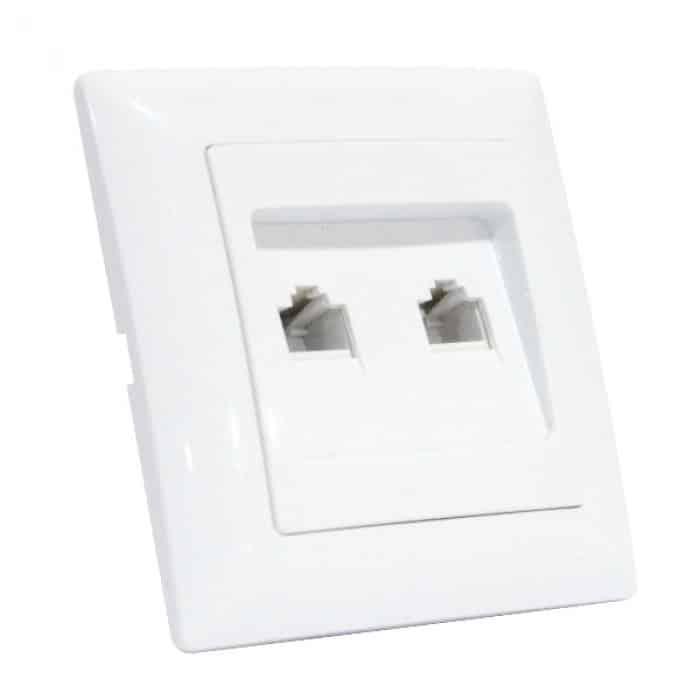 Розетка подвійна комп’ютерна. Гарантія 24 місяці.