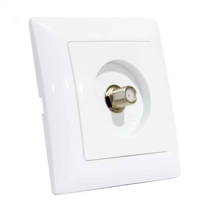 Розетка супутникова біла. Гарантія 24 місяці.