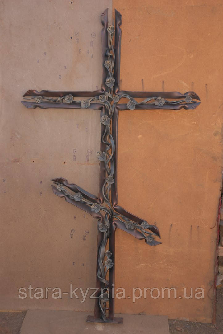 Кований хрест надгробний