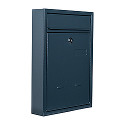 Ящик поштовий індивідуальний СП03 антрацит (260х380х70 мм)