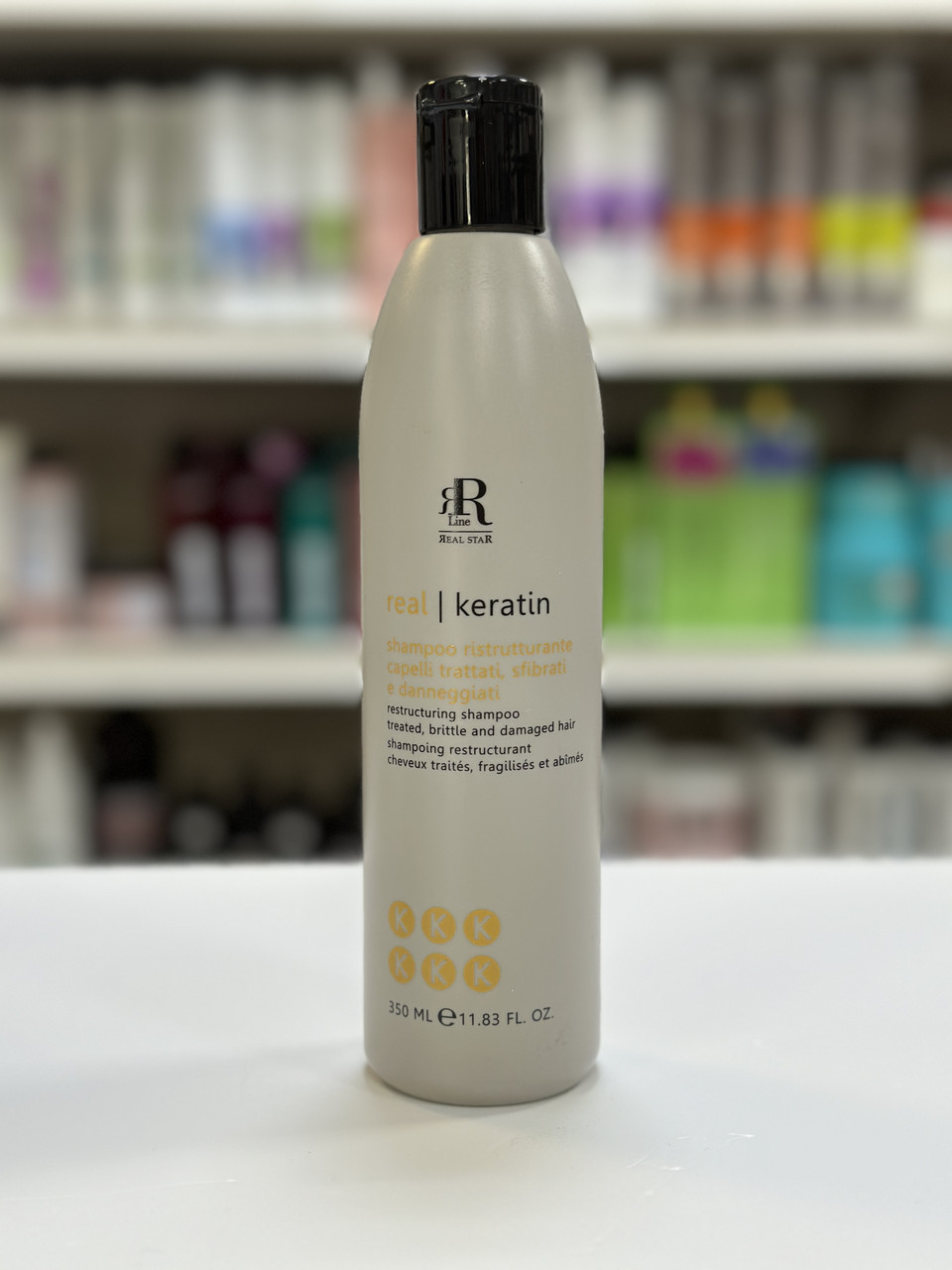 Шампунь для відновлення волосся RR Line Keratin Star 350 мл