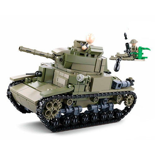Конструктор SLUBAN M38-B0711 військовий, танк, фігурки, 463дет
