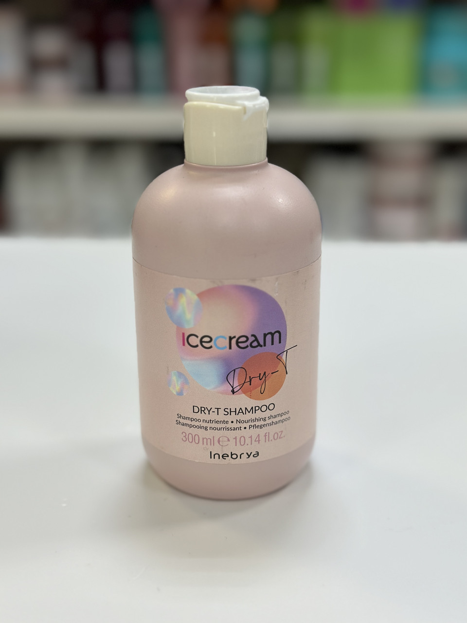 Шампунь для сухого кучерявого й фарбованого волосся Inebrya Shampoo Dry-T 300мл