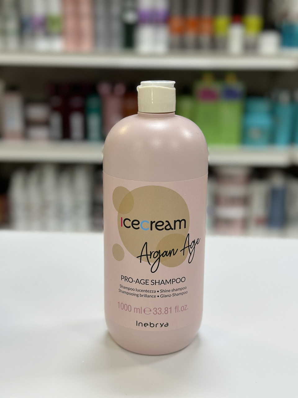 Шампунь для волосся з аграновою олією Inebrya Pro-Age Shampoo Argan Oil 1000 мл