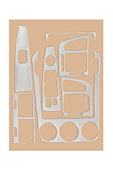 Накладки на панель 2004-2006 (HB) Алюміній для Kia Cerato 1 рр