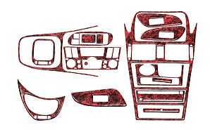 Накладки на панель (03-06) Карбон для Nissan Almera N16 2000-2006 рр