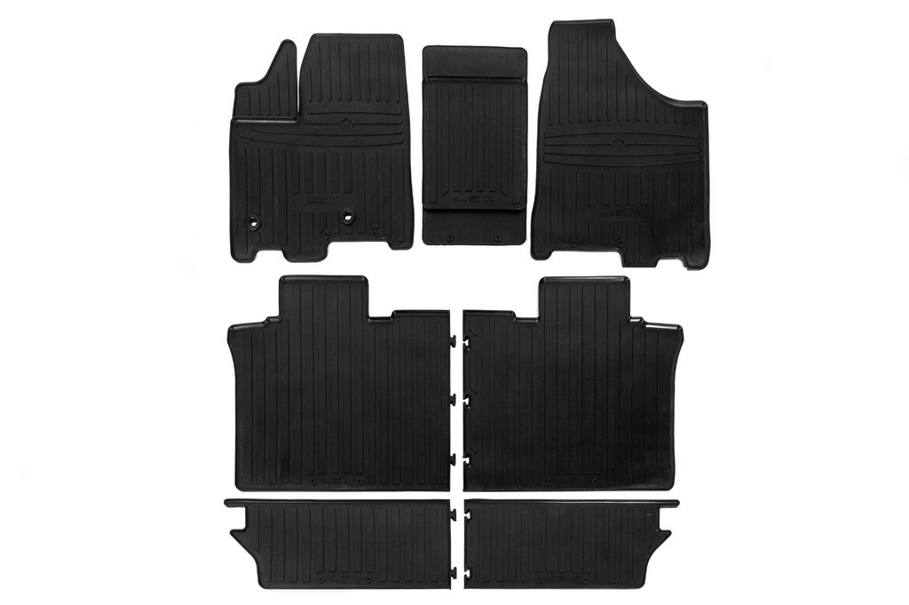 Гумові килимки 6 місць (3 ряди, Stingray Premium) для Toyota Sienna 2010-2020 рр