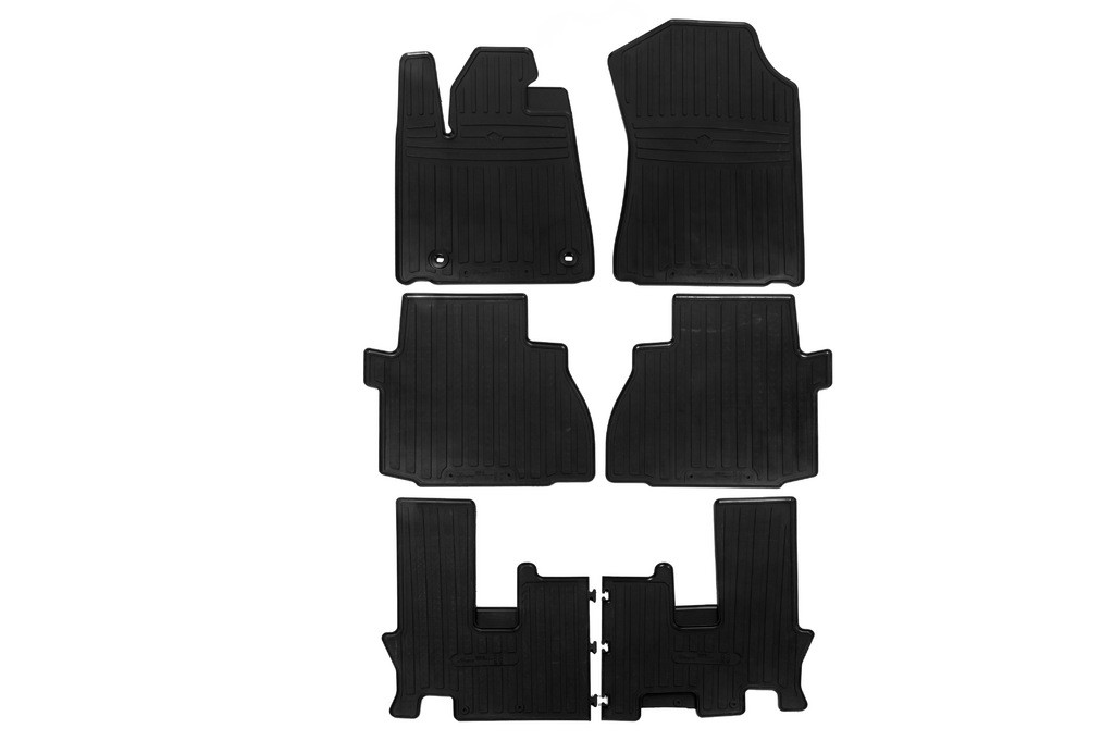 Гумові килимки (3 ряди, Stingray Premium) для Toyota Sequoia 2007-2022рр