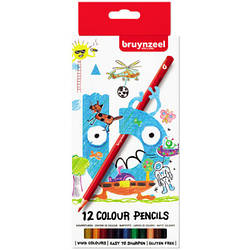 Олівці кольорові Bruynzeel 12 кольорів картонна коробка 8712079421014 smart