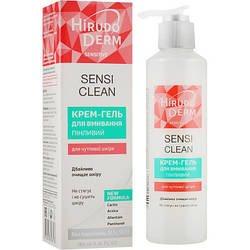 Крем для вмивання Біокон Hirudo Derm Sensitive Sensi Clean Пінливий для чутливої шкіри 180 мл 4820008318718 smart
