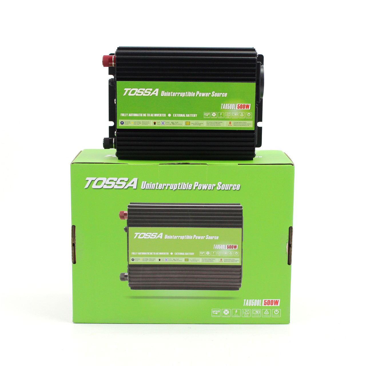 Перетворювач напруги (інвертор) 12-220V 500W Tossa TAU500L з функцією UPS