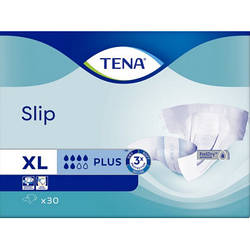 Підгузки для дорослих Tena Slip Plus XL 30 шт 120-160 см 6 крапель 8699114504539 smart