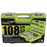 Універсальний набір інструменту 1/4" & 1/2", 108 предм. (6 гран.) (НГ-4108П-6) ALLOID, фото 6