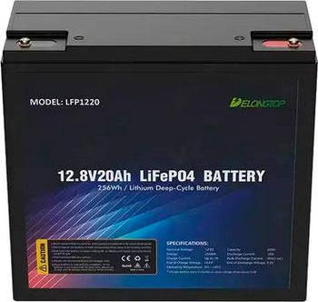 DELONG, LFP1218 акумулятор LiFePO4, напруга: 12.8V, ємність: 18Ah, з вбудованою BMS