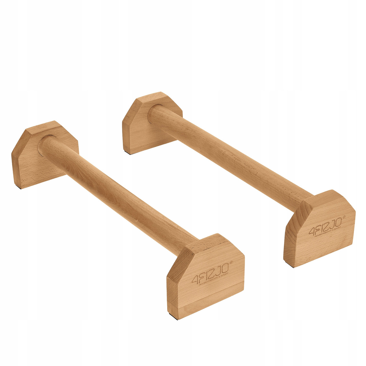Упори для віджимань (паралетси) 4FIZJO 50 см дерев'яні, подовжені (P-5905973400367), фото 1