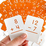 Математична колода карт Додавання і віднімання від Lakeshore, фото 4