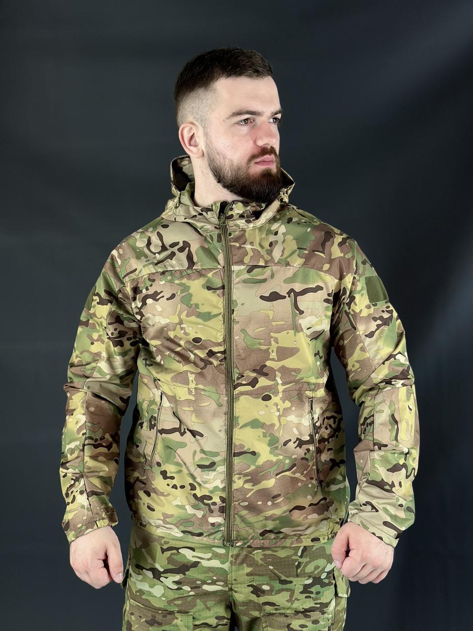 Вітровка на мембрані Aviator розмір М тонка ветровка-штурмовка з водовідштовхувальним ефектом мультикам