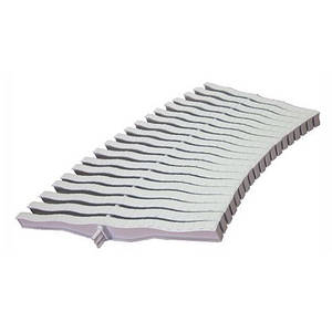 Переливна решітка Kripsol NMC 2520.C з центральним з'єднанням 245х20 мм