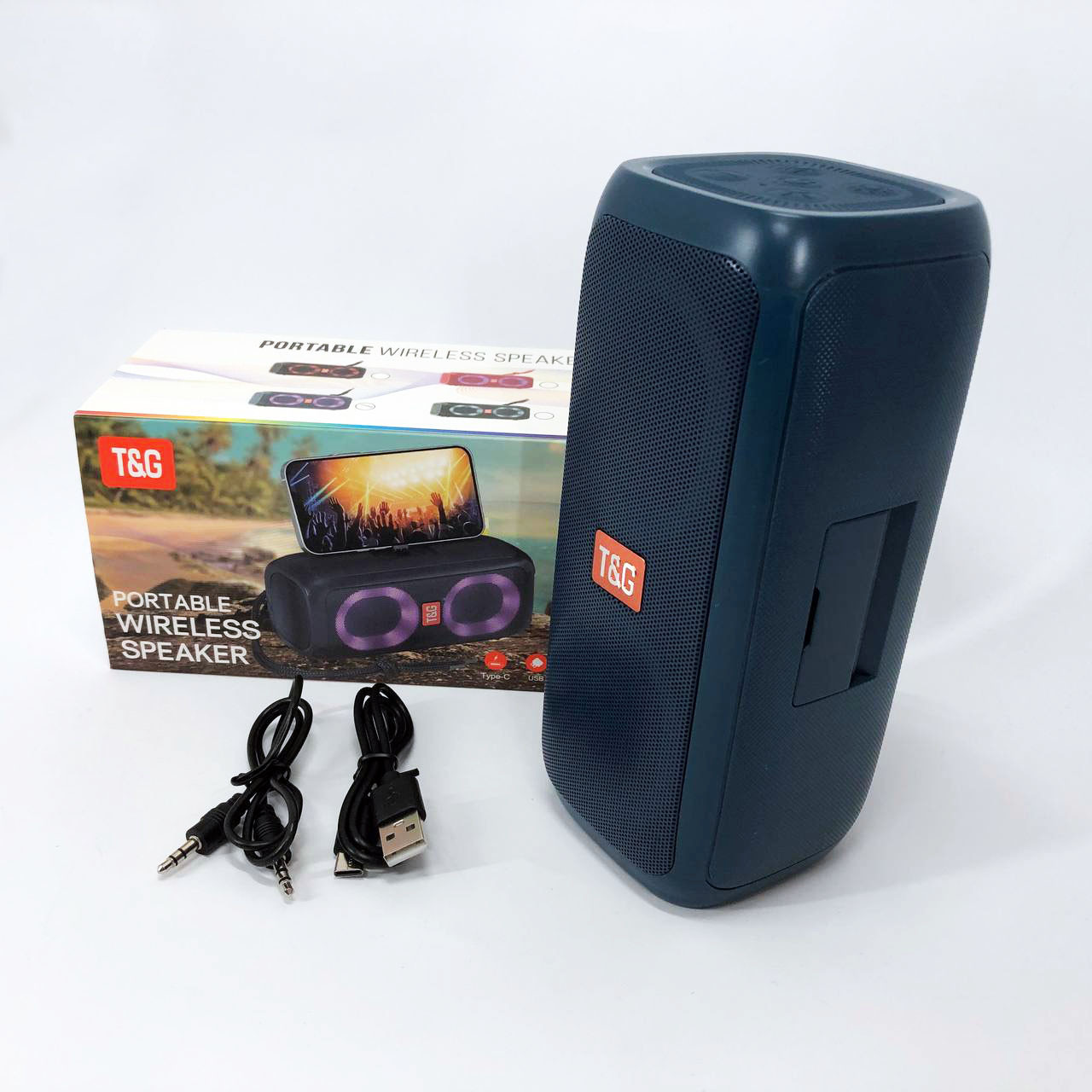 Блютуз-колонка з usb-портом TG333, що світиться, Bluetooth колонка для AK-418 гарної музики