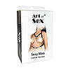 Жіноча портупея з натуральної шкіри Art of Sex — Miss Sexy, колір Чорний, розмір L-2XL, фото 5