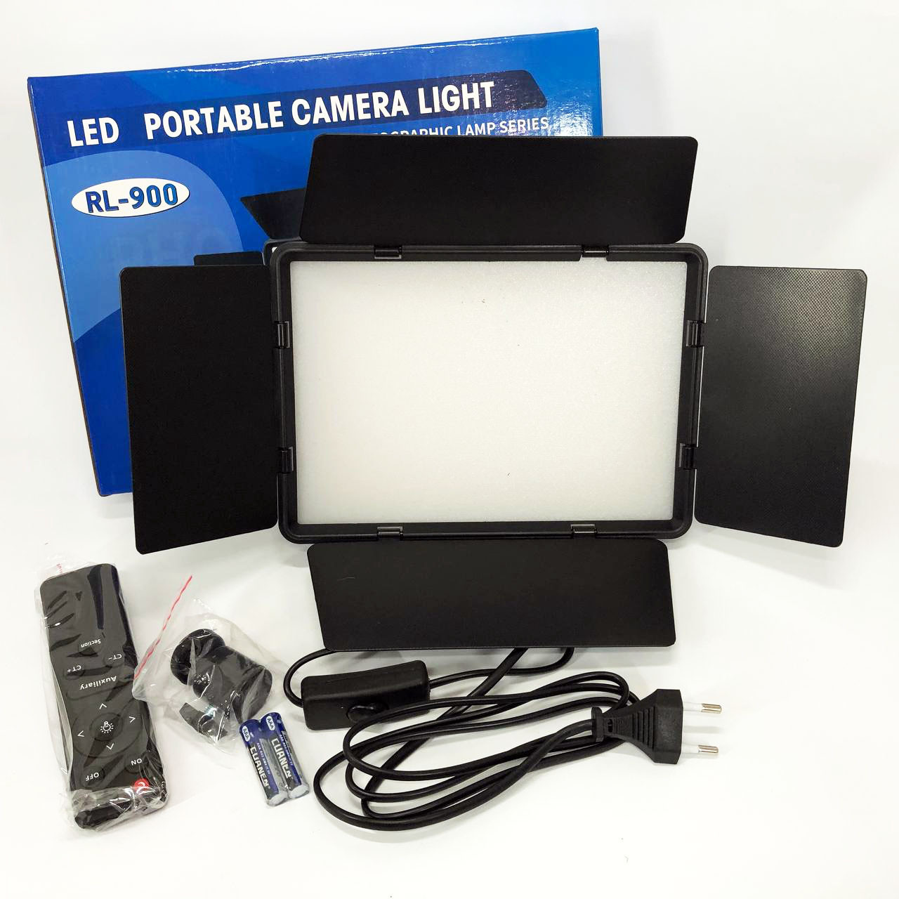 Накамерне світло для відео RL-900, Лід-лампа для студійного освітлення, Відеосвітло прямокутне PM-19, фото 1