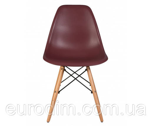 Стілець Тауер Вуд пластиковий коричневий, фото 2