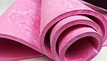 Килимок для йоги та фітнесу EasyFit PER Premium Mat 8 мм + Чохол рожевий, фото 2