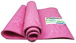 Килимок для йоги та фітнесу EasyFit PER Premium Mat 8 мм + Чохол рожевий, фото 3