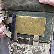 Підсумок фартух напашник для плитоноски, розмір L, Піксель, WINTAC, Cordura 1000D, сумка під балістичний пакет, фото 8