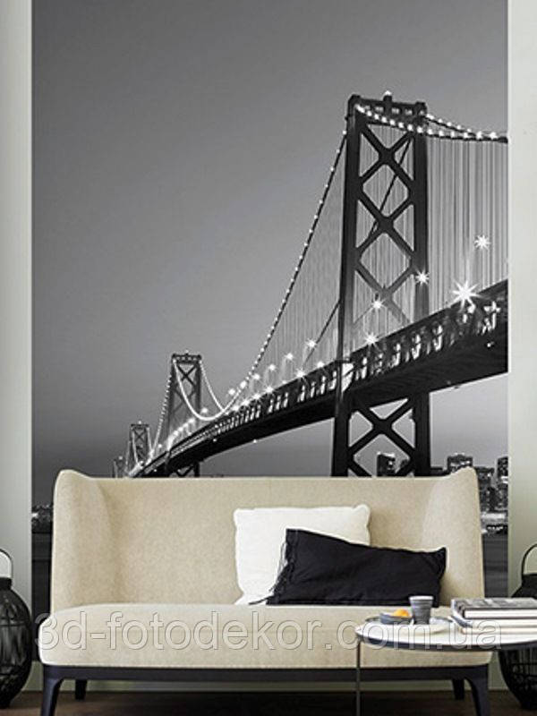 Фотошпалери "Нічний міст у Сан-Франциско" - Будь-який розмір! Читаємо опис!