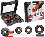 Набір Клуппів Для Трубного Різьблення (3/8"-1") 7 шт YATO (YT-29001), фото 8