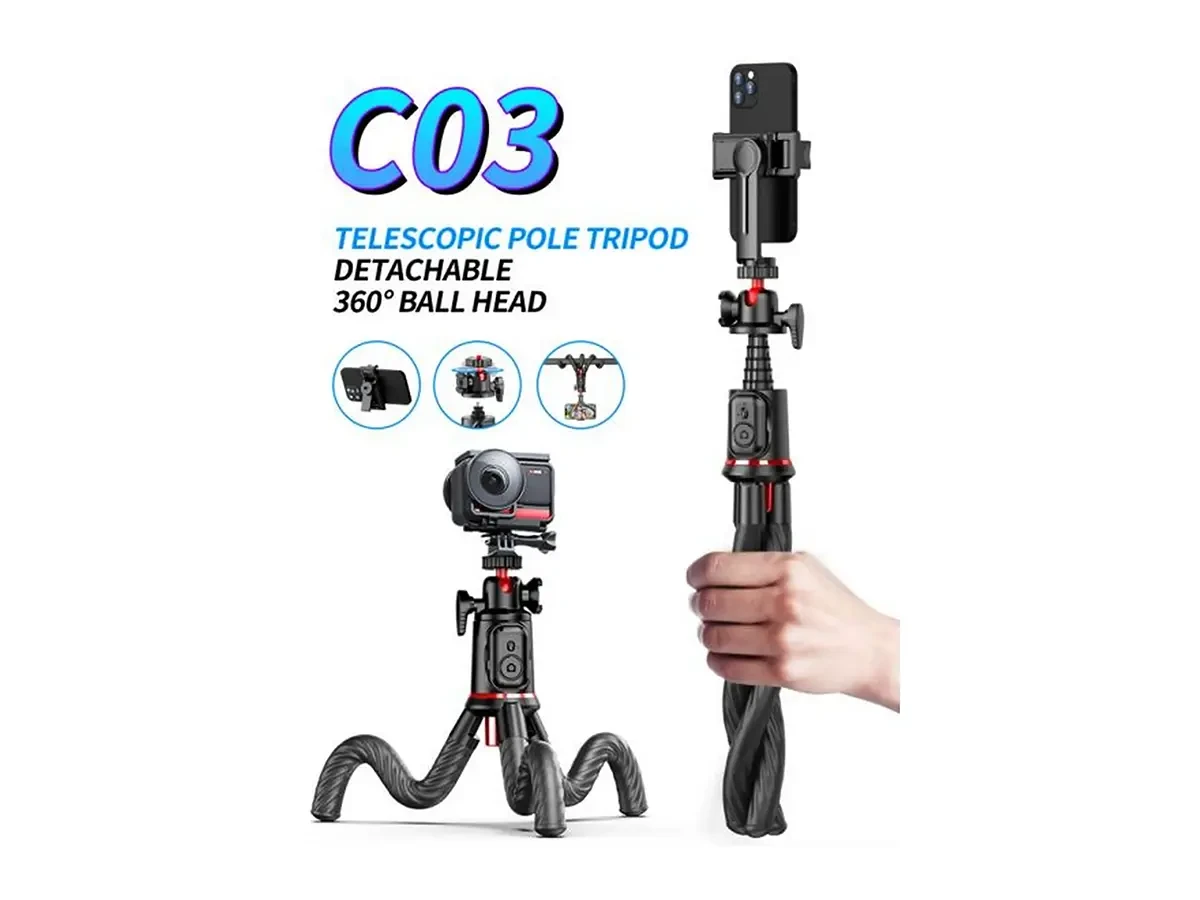 Штатив трипод для фото- та відеозйомки C03 30шт 6635, фото 1