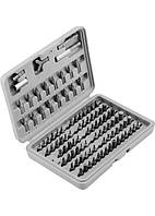 Набір біт, адаптери для біт, CrV, 100 предм., в пласт. боксі SPARTA